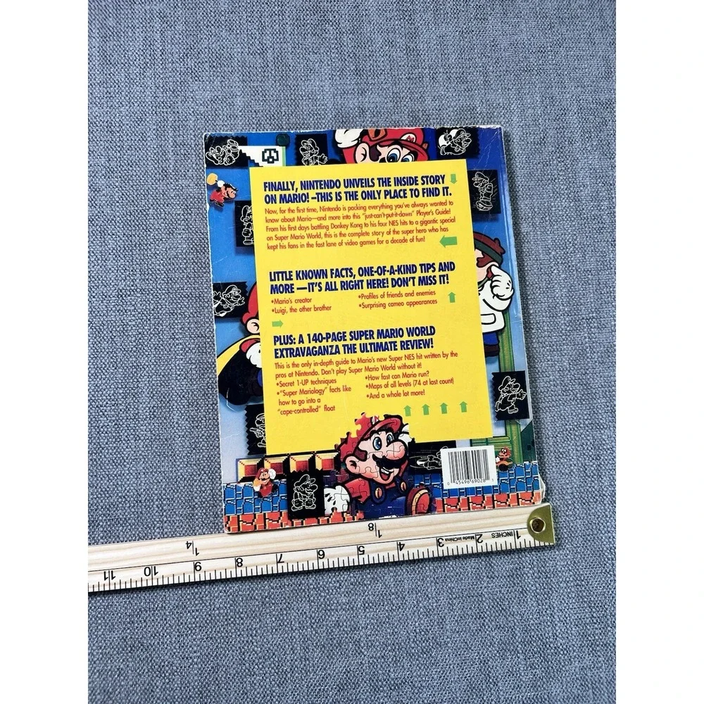 Vintage 1990 Nintendo Mario Mania Player's Guide Super Mario World Strategy Book